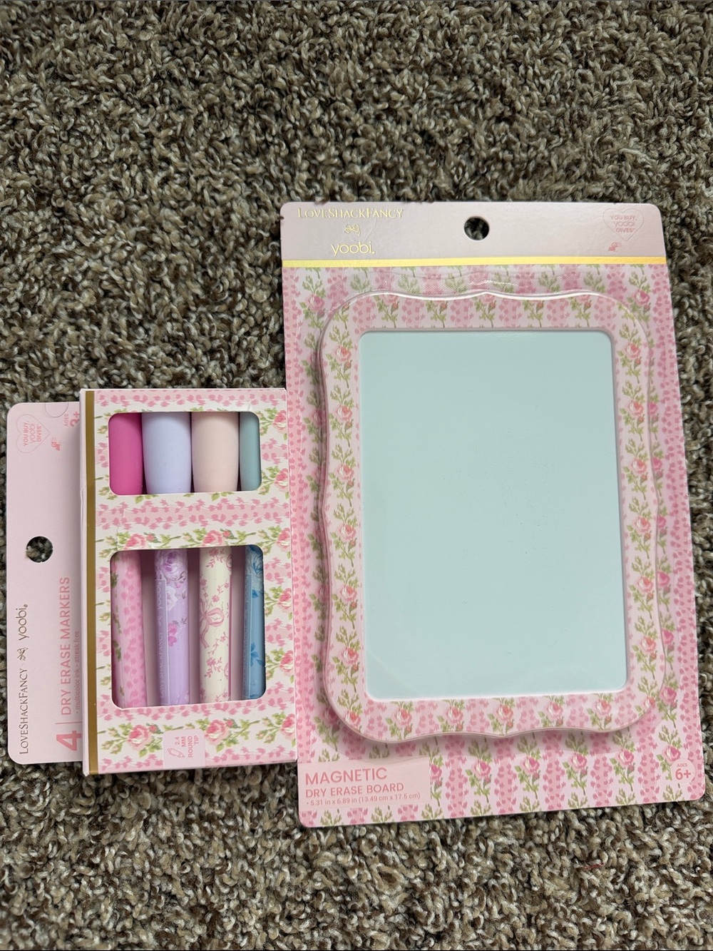 Love Shack Fancy Yoobi dry erase board and dry erase markers - Picture 3 of 5